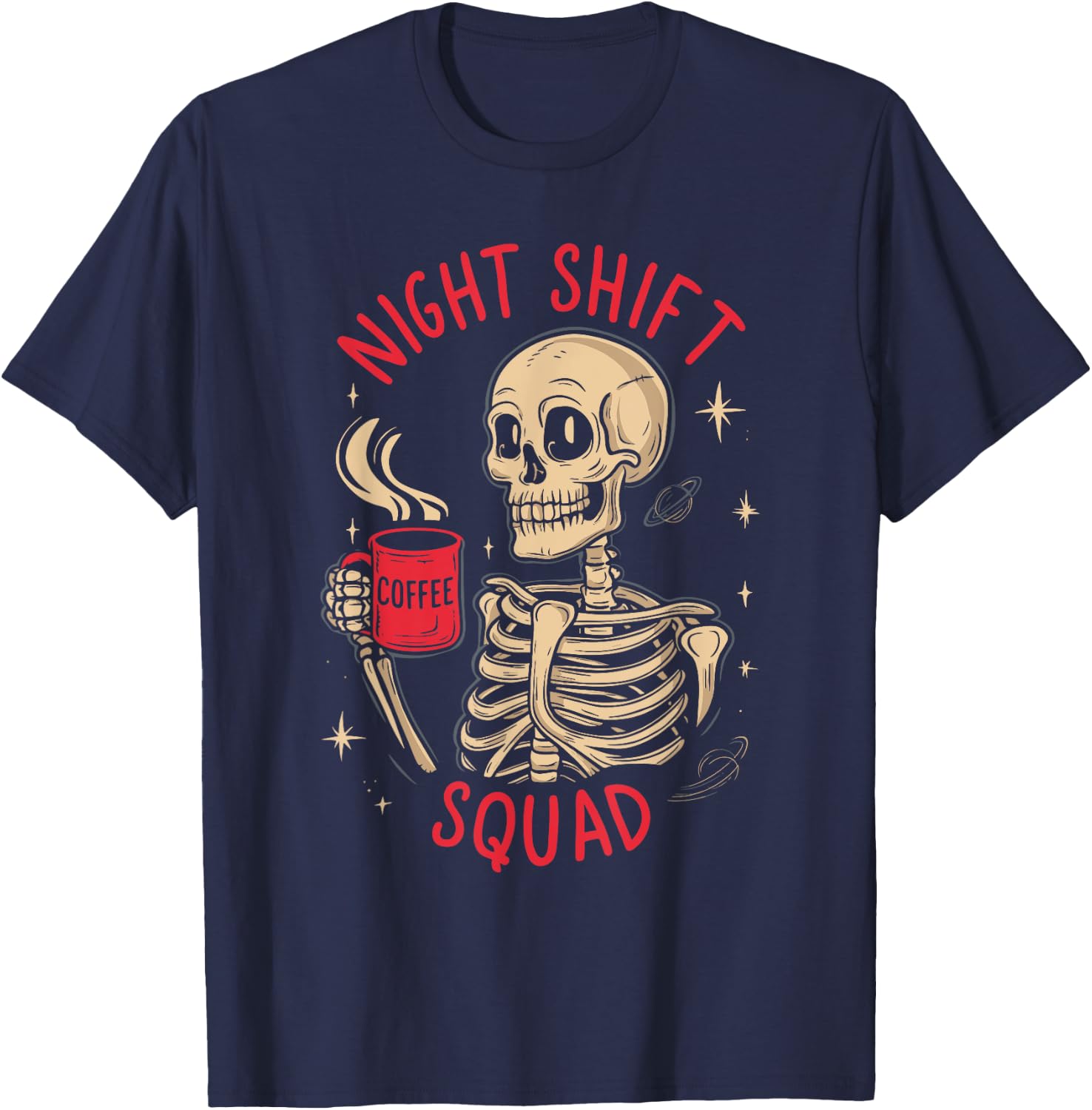 Night Shift Squad T-Shirt - T-Shirt | Navy