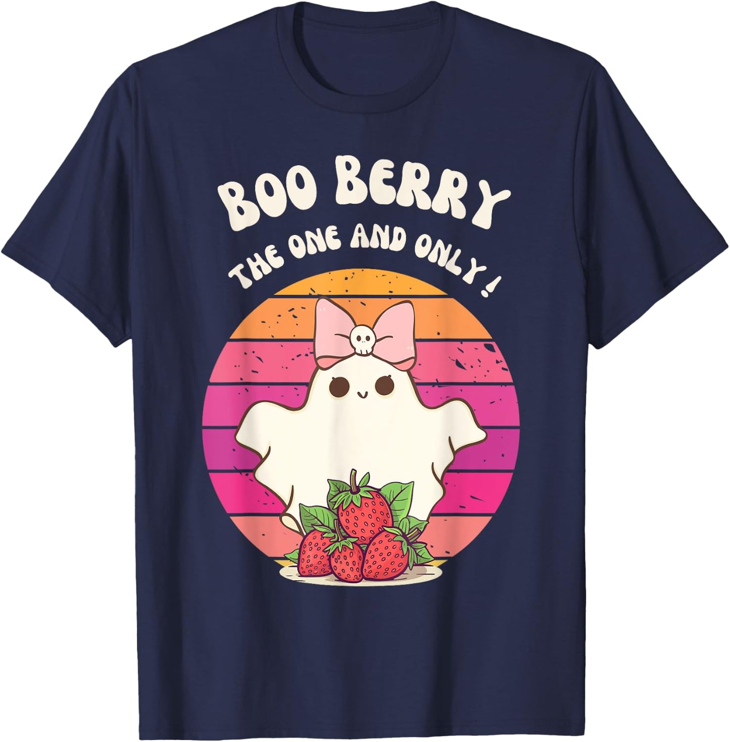 Funny Boo Berry The One and only Ghost Halloween Costume T-Shirt - T-Shirt | Navy