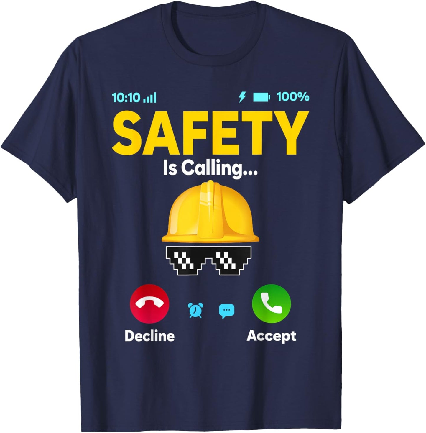 Funny Occupational Health Safety Officer Manager Supervisor T-Shirt - T-Shirt | Navy