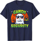 Cute Ghost Kids Halloween - Candy Security - Funny Halloween T-Shirt - T-Shirt | Navy