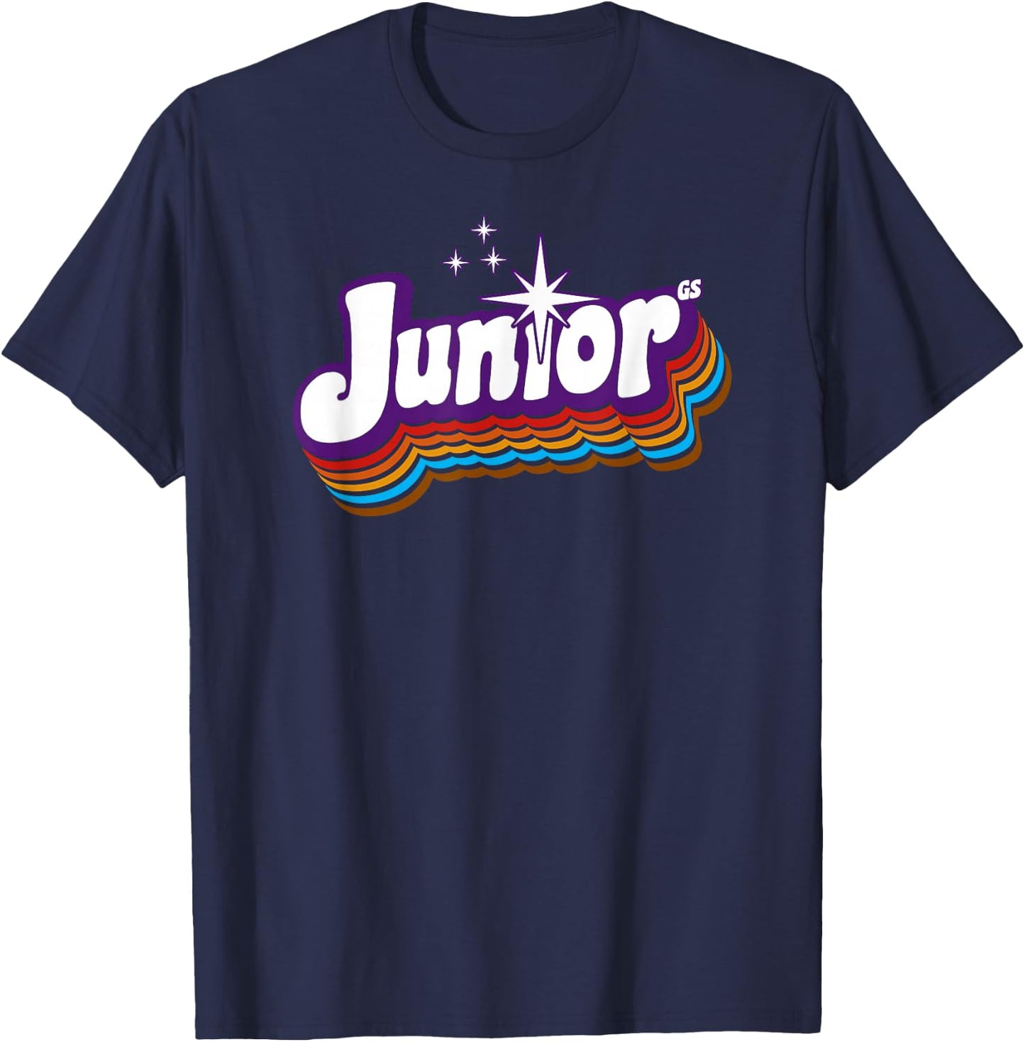 Girls Junior retro troop | Scouting T-Shirt - T-Shirt | Navy