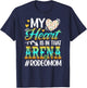 In That Arena Rodeo Mom Of A Rodeo Rider Mama Rodeo Mother T-Shirt - T-Shirt | Navy