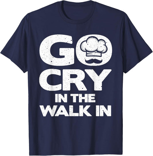 Funny Chef Design Women Kitchen Chef Culinary Cook T-Shirt - T-Shirt | Navy