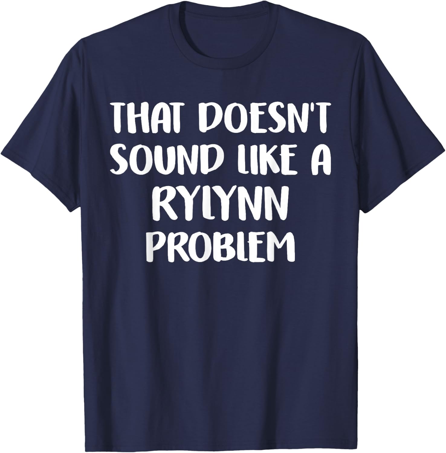 Rylynn Personalized Cute Flower Girls Rylynn Name T-Shirt - T-Shirt | Navy