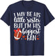 Little Sister Football Sister of A Football Player T-Shirt - T-Shirt | Navy