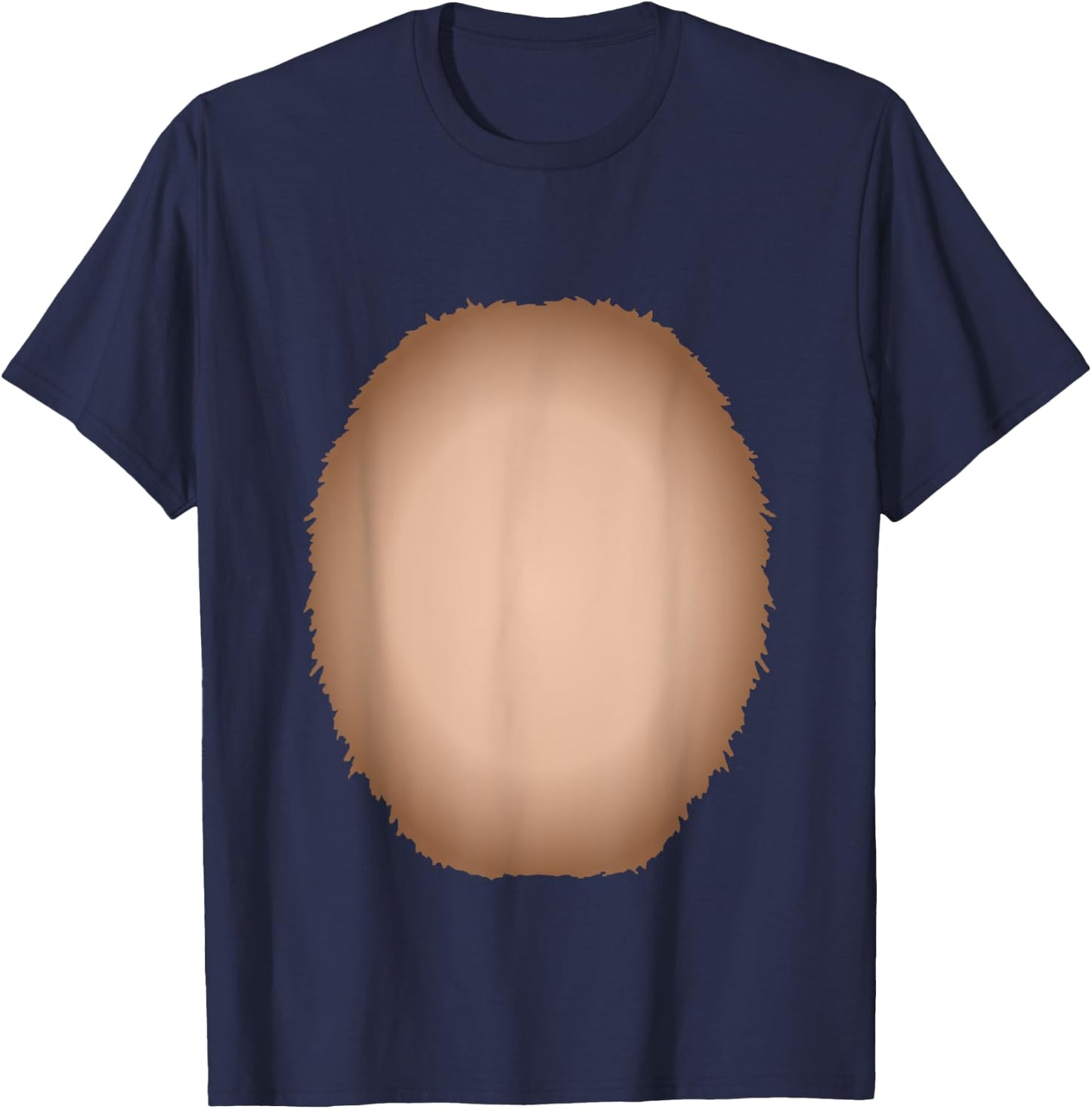 Funny Lazy DIY Bear Belly Costume for Halloween Party T-Shirt - T-Shirt | Navy