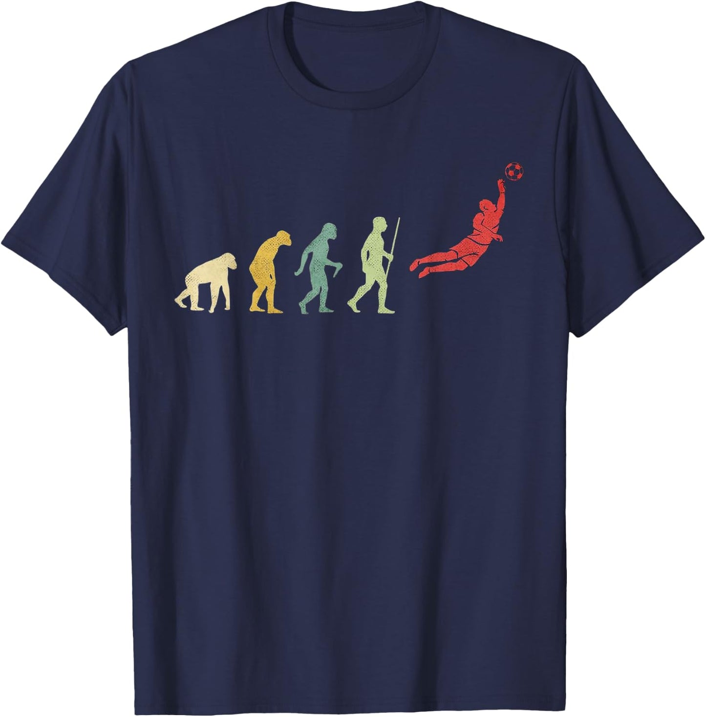Evolution soccer goal keeper T-Shirt - T-Shirt | Navy