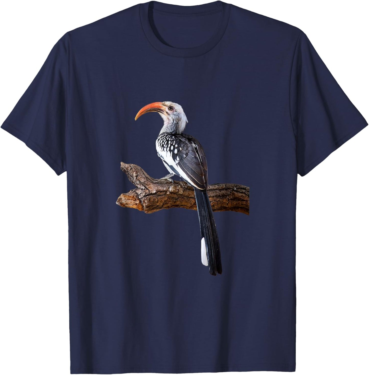 Yellow Hornbill Bird Shirt Southern Yellow-billed Hornbill T-Shirt - T-Shirt | Navy