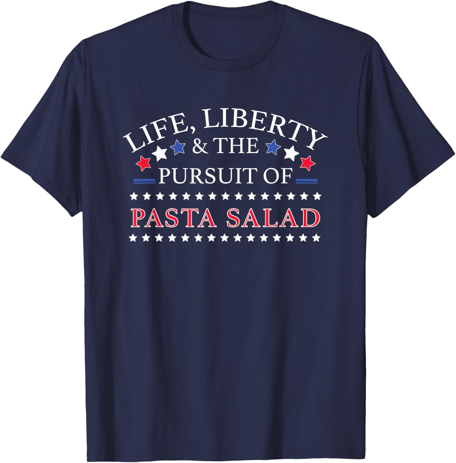 Funny Pasta Salad Shirt - Novelty Gift T-Shirt - T-Shirt | Navy