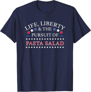 Funny Pasta Salad Shirt - Novelty Gift T-Shirt - T-Shirt | Navy