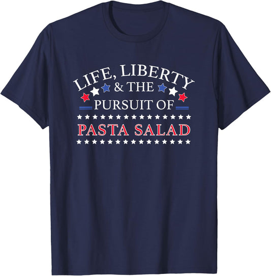 Funny Pasta Salad Shirt - Novelty Gift T-Shirt - T-Shirt | Navy