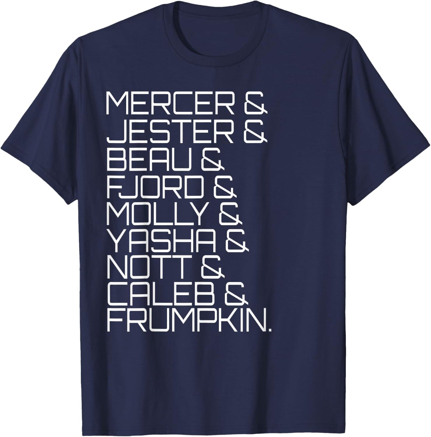 Character List Second Campaign Shirt T-Shirt - T-Shirt | Navy