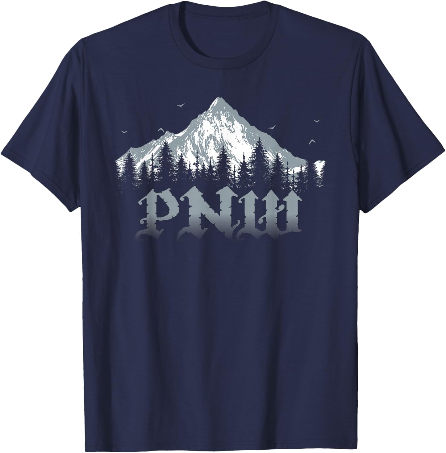 PNW - Pacific North West T Shirts T-Shirt - T-Shirt | Navy