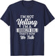 Brooklyn New York City Pride NYC I'm Not Yelling Funny Girls T-Shirt - T-Shirt | Navy