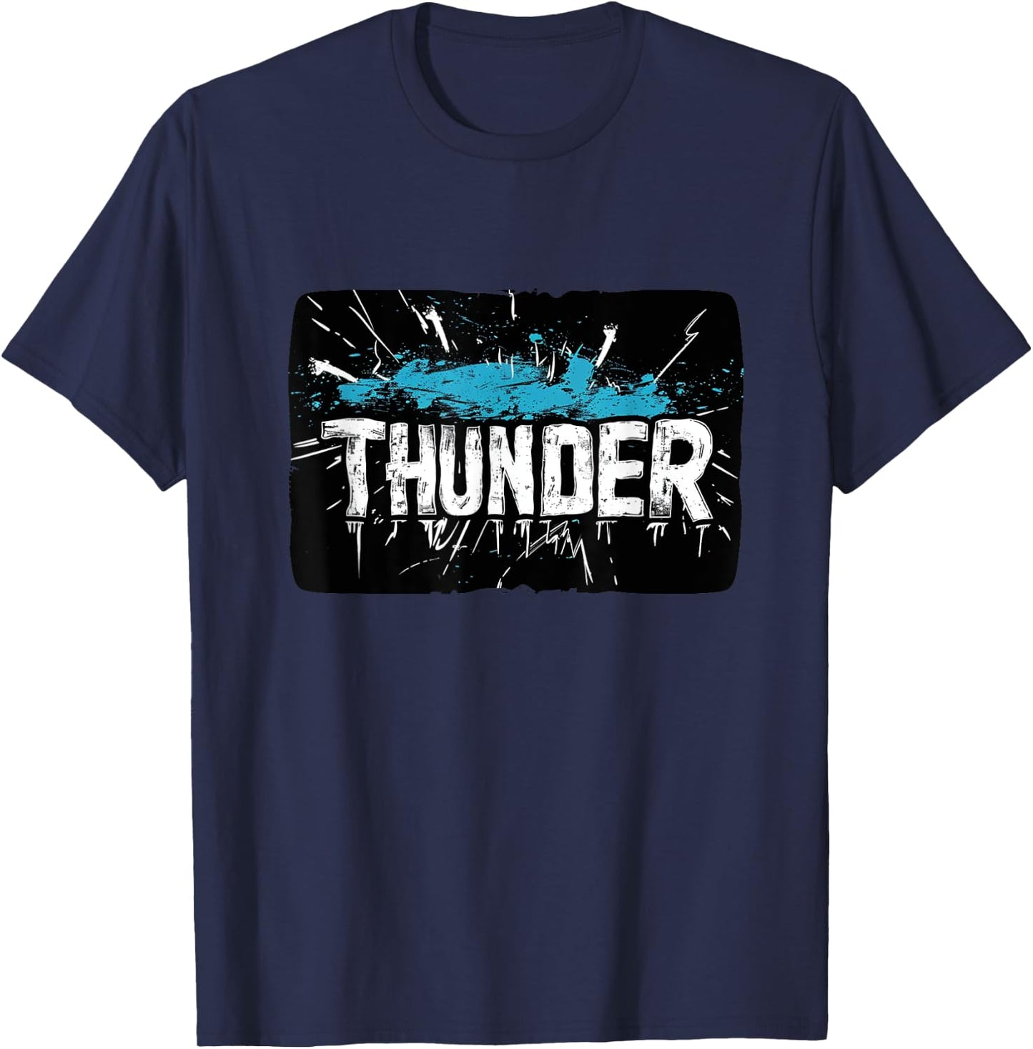Cool Thunder emblem Outfit for Boys and Girls T-Shirt - T-Shirt | Navy