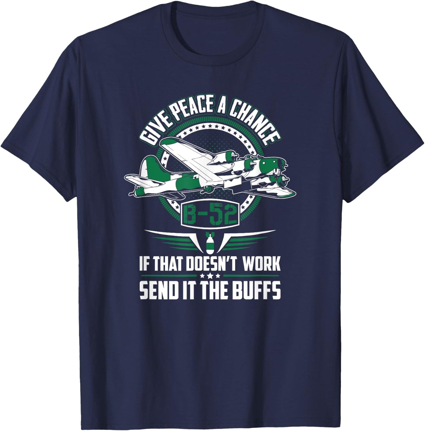 Military B-52 Bomber T-Shirt - T-Shirt | Navy
