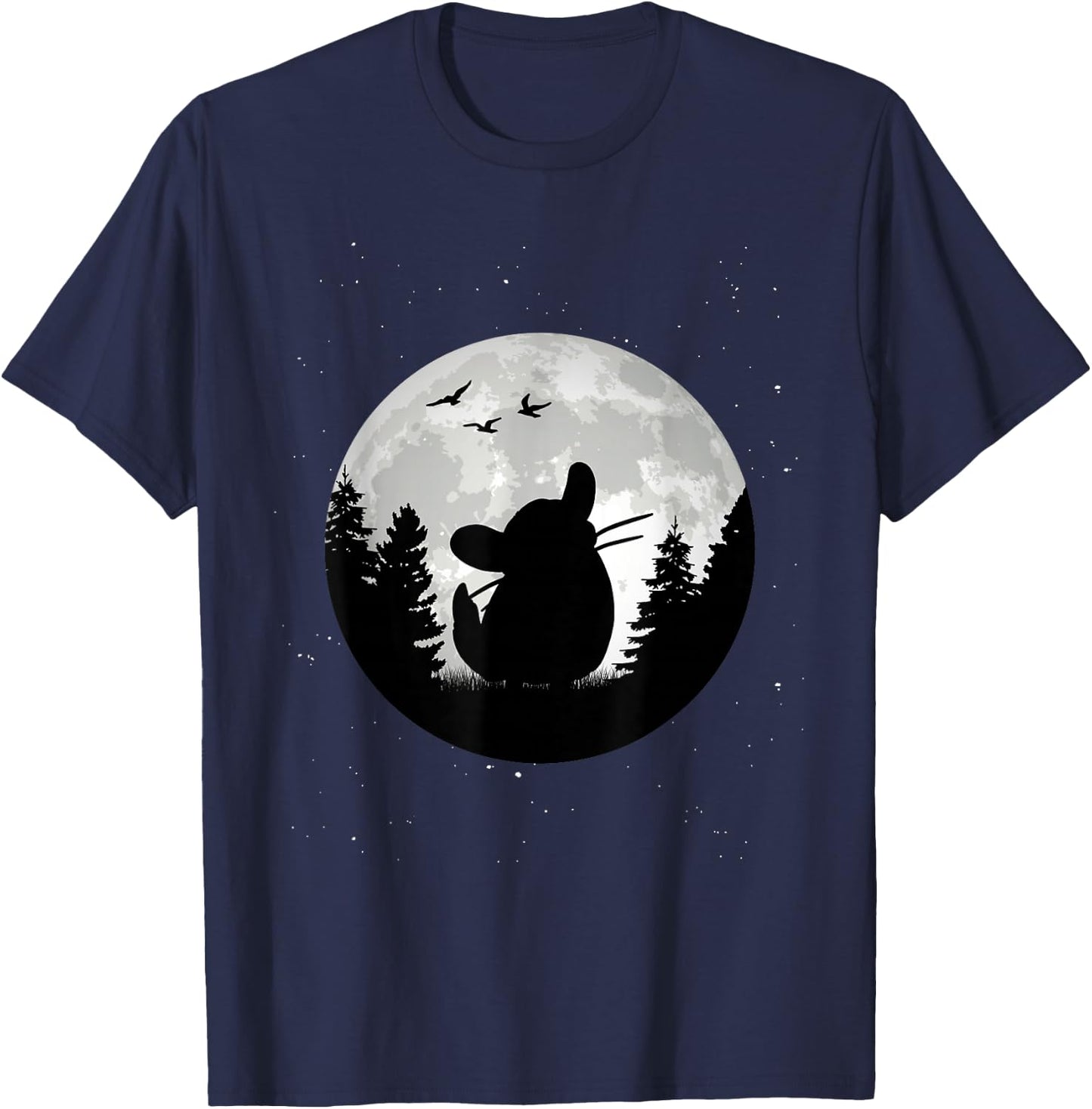 Chinchilla Moon T-Shirt - T-Shirt | Navy