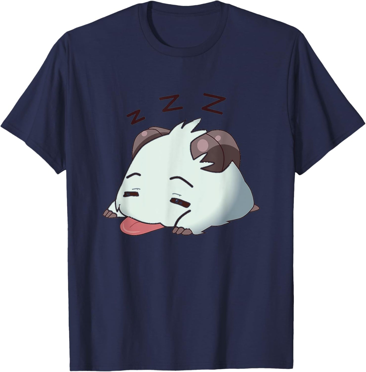 Cute Tired Sleeping League Bronze Master Challenger Shirt T-Shirt - T-Shirt | Navy
