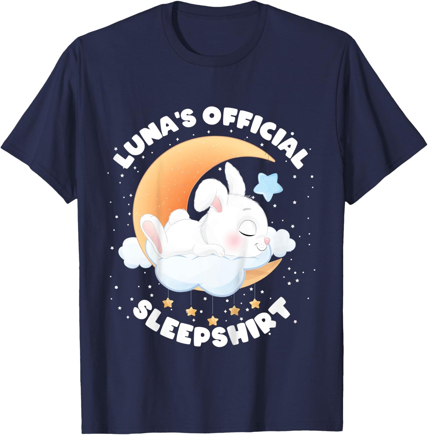 Kids Cute Pajamas pyjamama pj top for toddler for girl Luna T-Shirt - T-Shirt | Navy