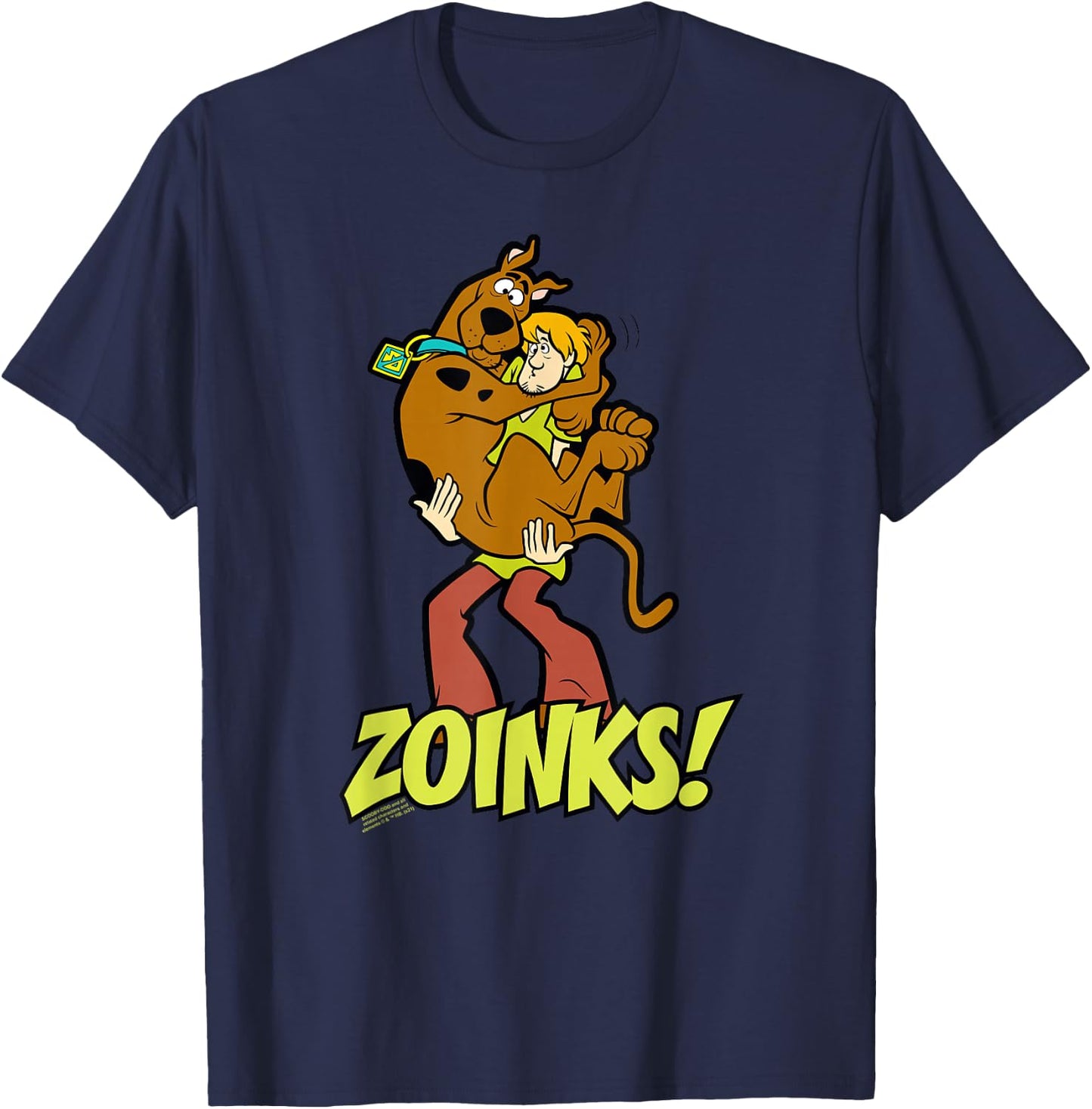 Scooby-Doo and Shaggy Zoinks! T-Shirt - T-Shirt | Navy