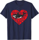 Orca Killer whale Love Valentines day Gift kids T-Shirt - T-Shirt | Navy