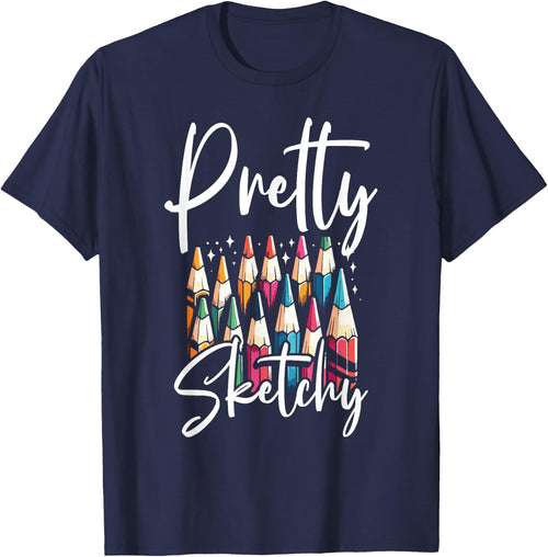 Pretty Sketchy - Funny Adult Coloring Sayings Meme