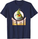 Funny Cockatiel Gifts 'Tiel With It' T-Shirt - T-Shirt | Navy