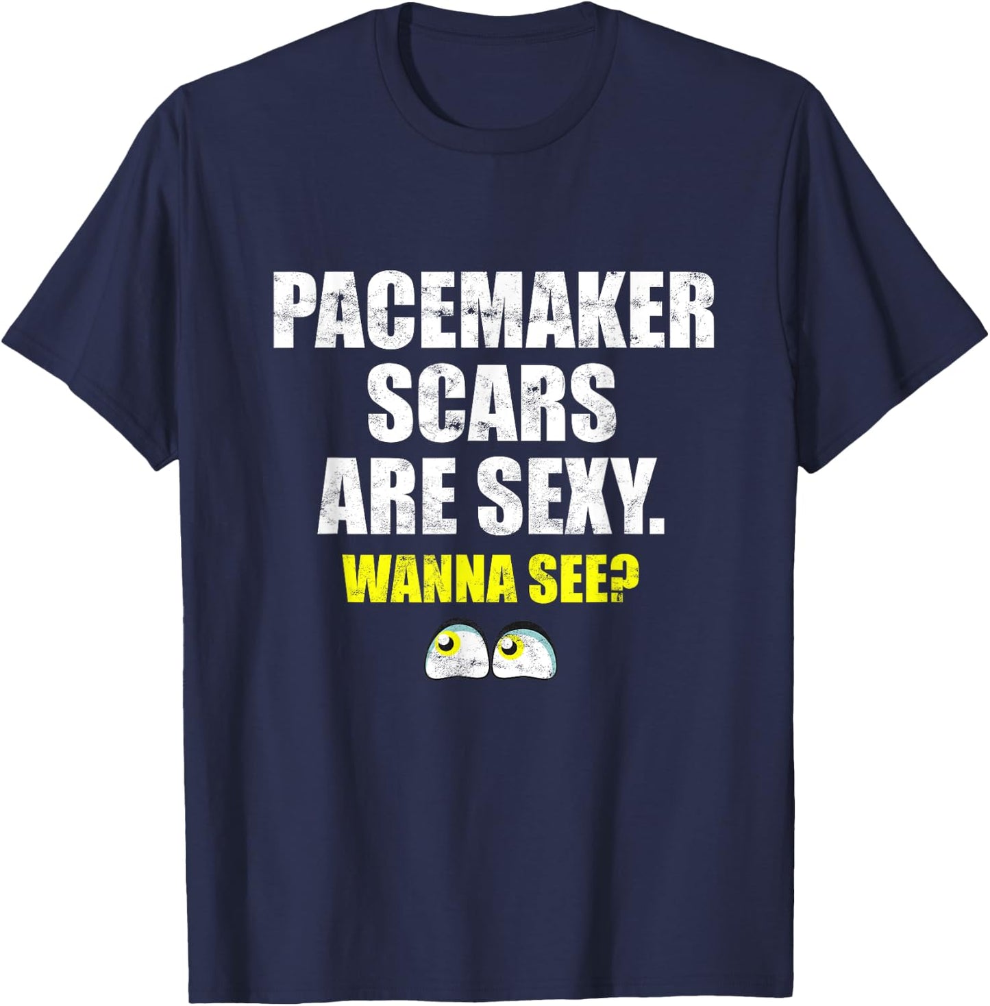 Pacemaker Heart Surgery Cardiac Pace Maker Pacemaker T-Shirt - T-Shirt | Navy