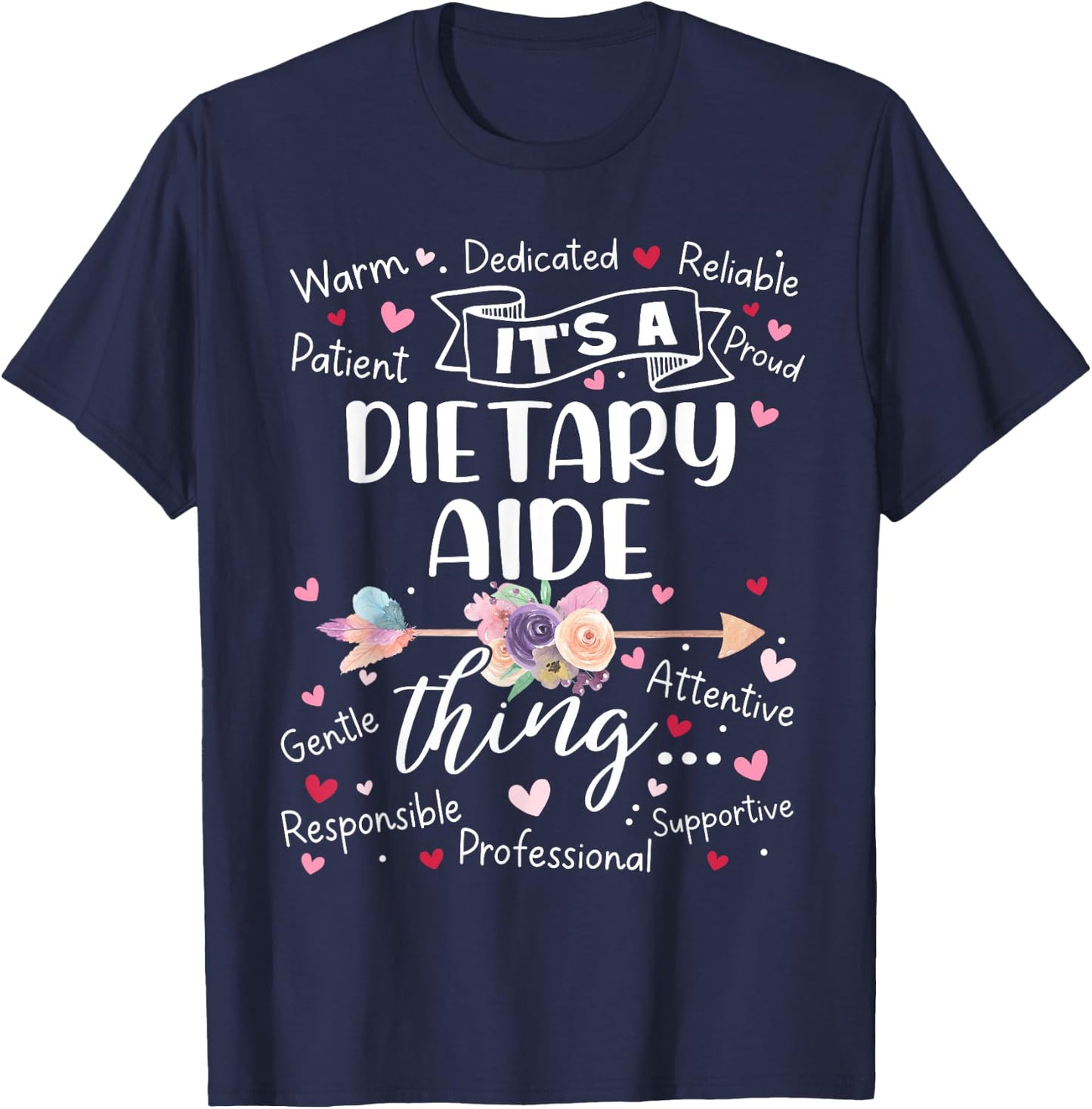 Dietary Aide Squad Team Crew Rock Week Mother's Day Women T-Shirt - T-Shirt | Navy