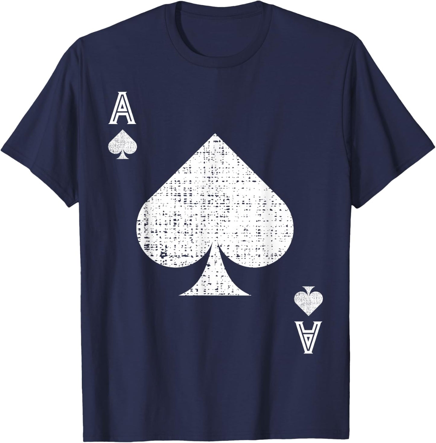 Ace of Spades Halloween Costume T-Shirt - T-Shirt | Navy