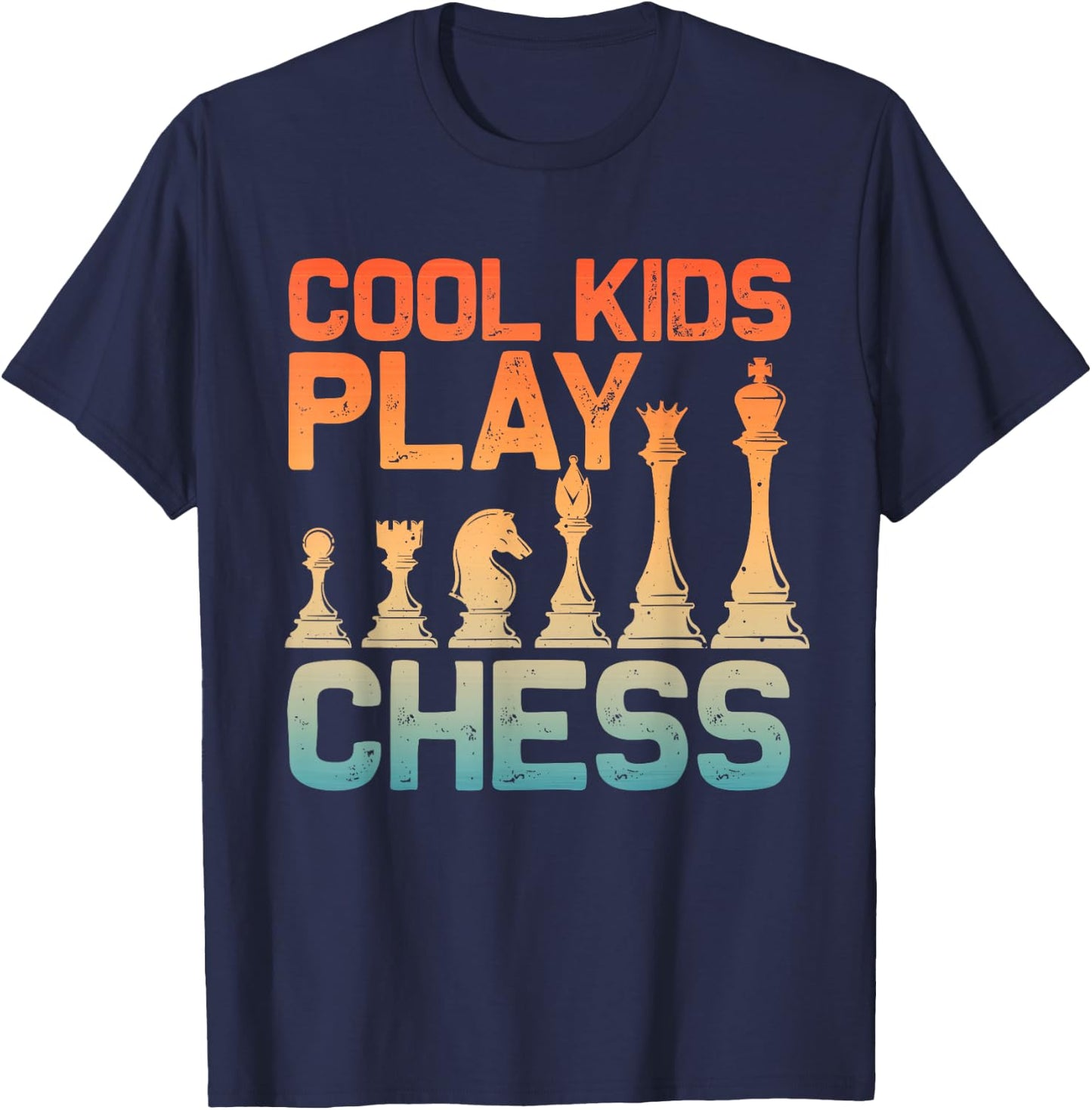 Chess Art Women Board Game Chess Player Chess Lover T-Shirt - T-Shirt | Navy