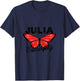 Julia Butterfly T-Shirt - T-Shirt | Navy