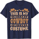 Cute Cowboy Western Cowboy Outfit Men Boy Kid Cowboy Costume T-Shirt - T-Shirt | Navy