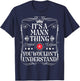 Mann Name Its A Mann Thing You Wouldn't Understand T-Shirt - T-Shirt | Navy
