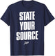 State Your Source Shirt State Your Source Women Kids T-Shirt - T-Shirt | Navy