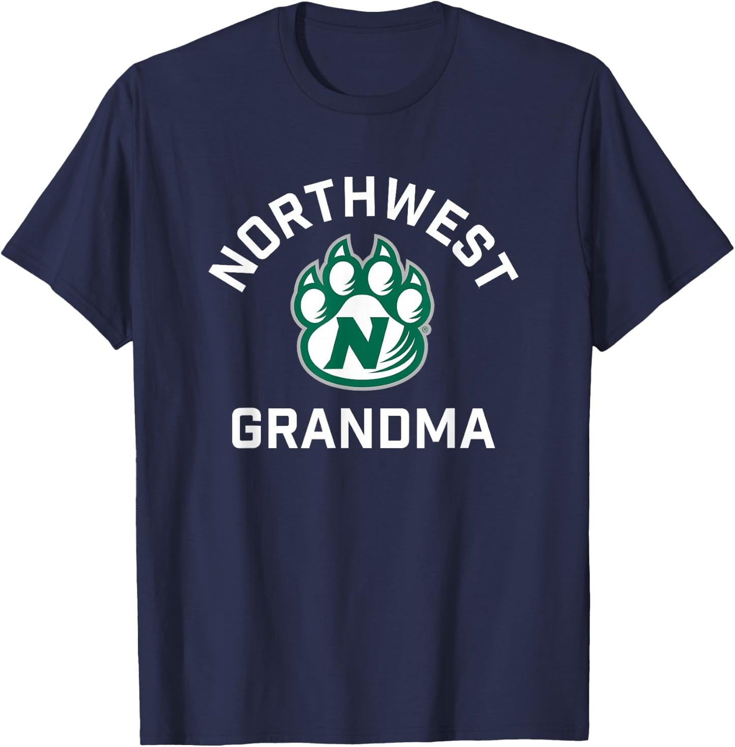 Northwest Missouri State Bearcats Arched Grandma T-Shirt - T-Shirt | Navy