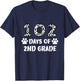 102 Day Of 2nd Grade Dalmatian Dog Lovers Student Or Teacher T-Shirt - T-Shirt | Navy