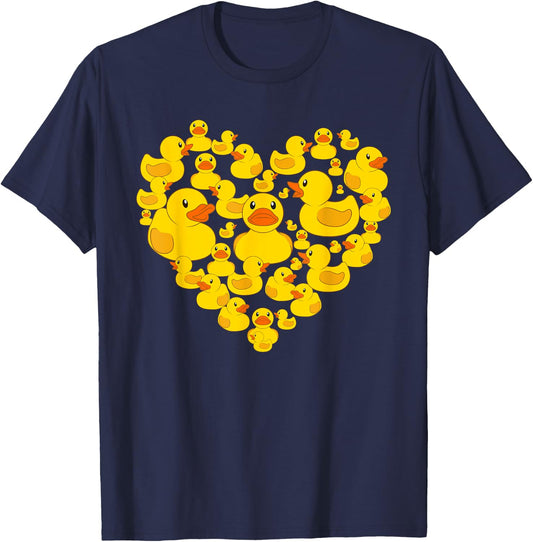 Funny Rubber Duck Design Women Rubber Ducky Lover T-Shirt - T-Shirt | Navy