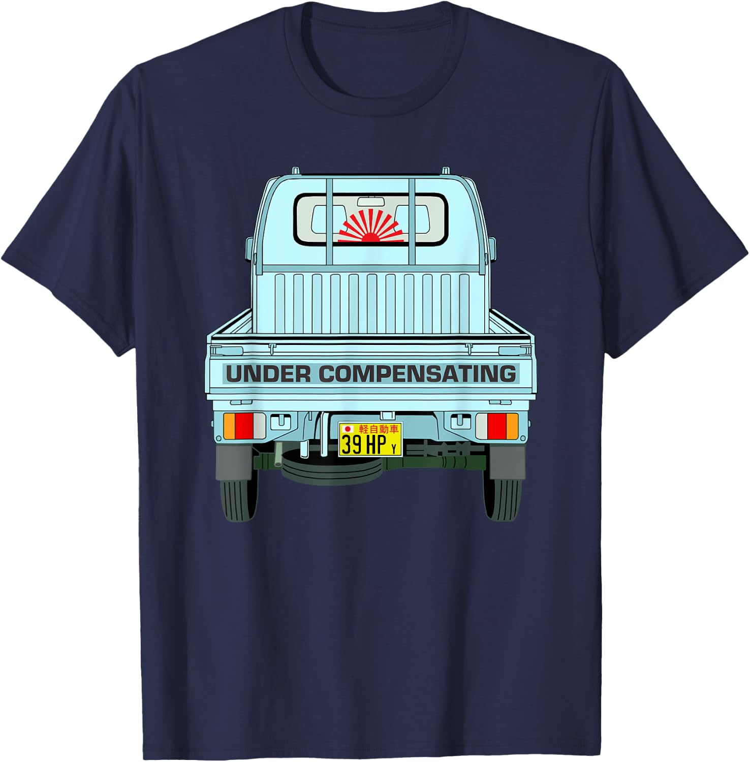 Japan Mini Truck Kei CarCab Over Compact 4wd Off Road Truck T-Shirt - T-Shirt | Navy