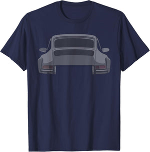 Legendary Racing Sports Car Iconic Racing Car Silhouette T-Shirt - T-Shirt | Navy