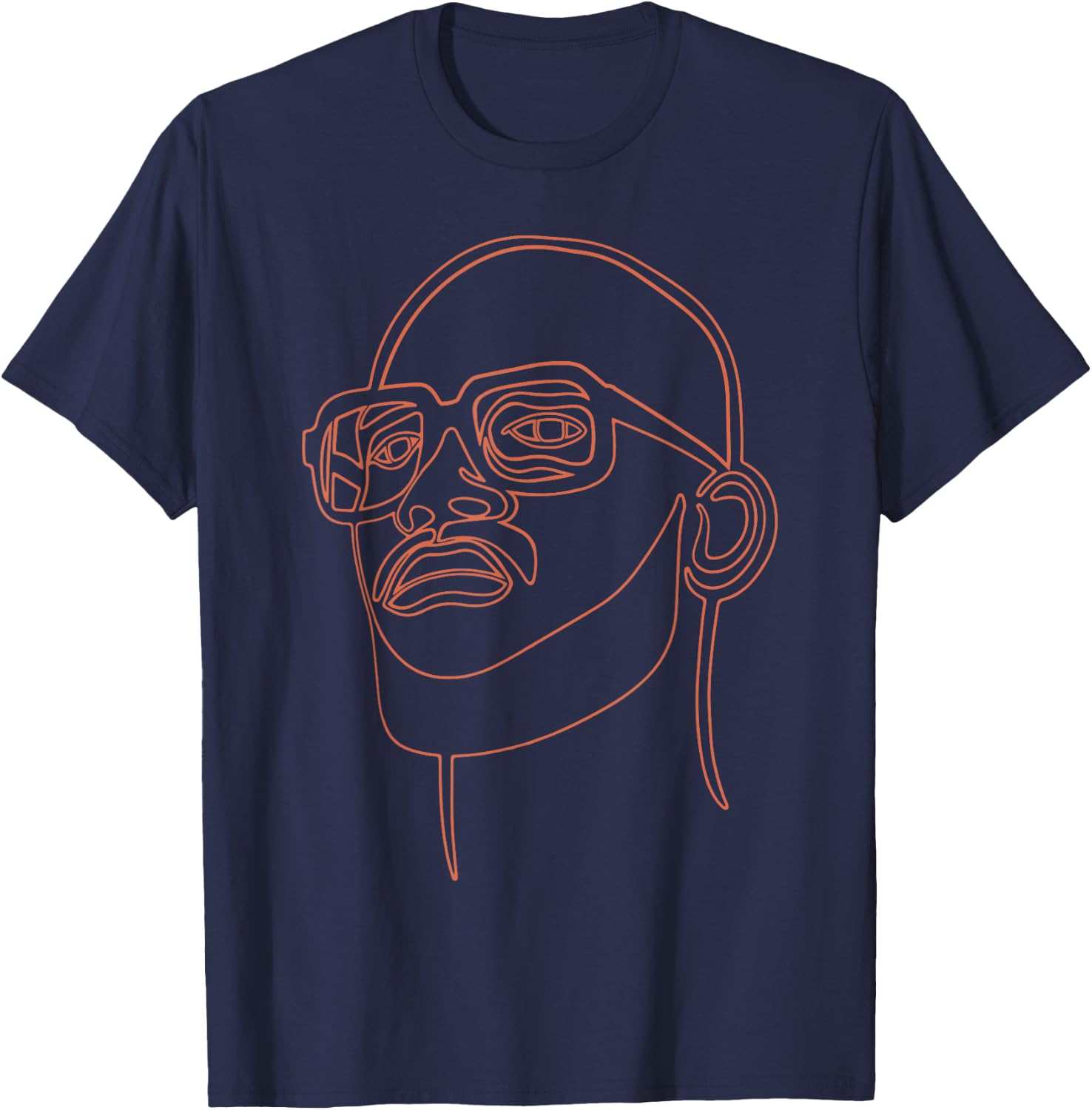 DazzleUpBoutique DJ Black Coffee - Men's Classic Fit Black Polycotton Short Sleeve - Small T-Shirt - T-Shirt | Navy