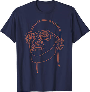 DazzleUpBoutique DJ Black Coffee - Men's Classic Fit Black Polycotton Short Sleeve - Small T-Shirt - T-Shirt | Navy