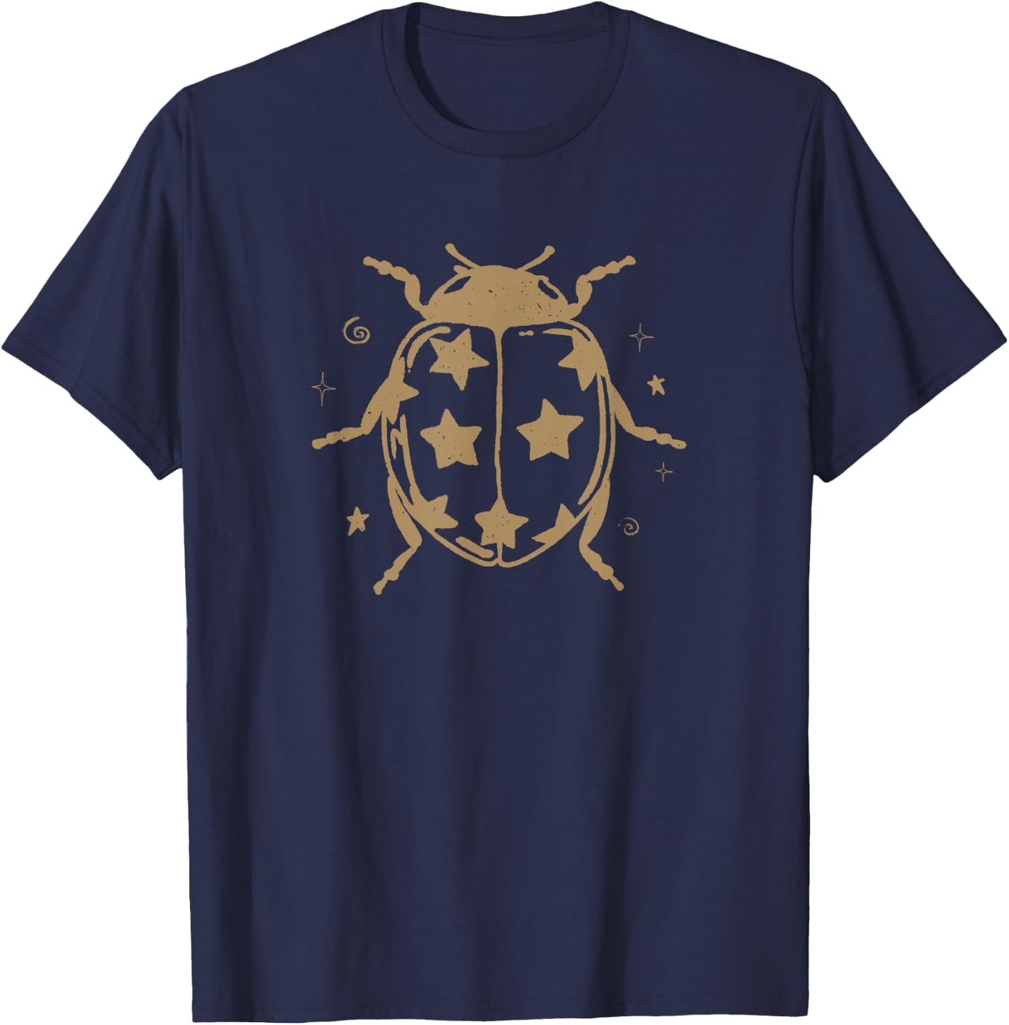 Vintage Grunge 2000s Ladybug Alt 90s Teen Y2k Whimsy Twee T-Shirt - T-Shirt | Navy