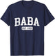 Baba Est 2025 Promoted To Baba Announcement T-Shirt - T-Shirt | Navy
