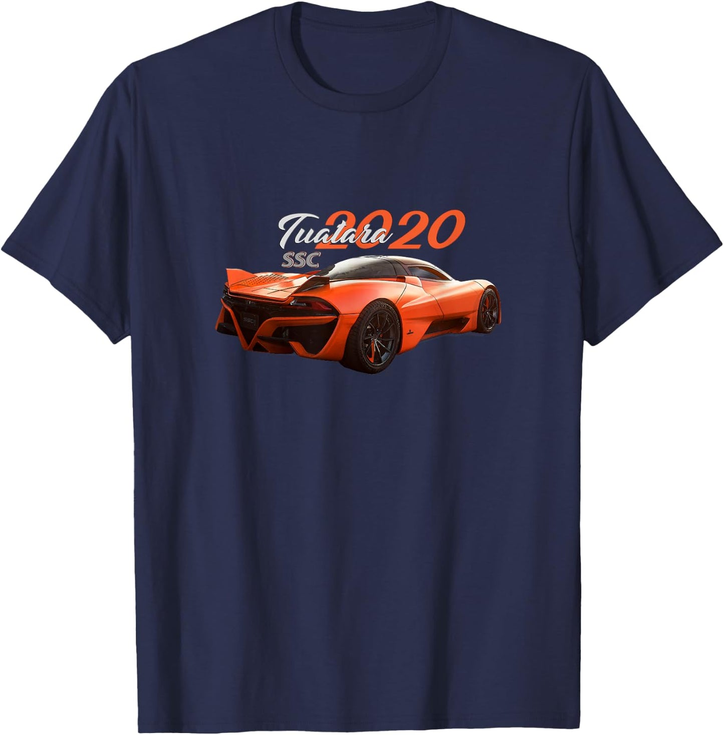 2020 Tuatara, Ssc Fast American Sports Car, Exotic Car Art T-Shirt - T-Shirt | Navy