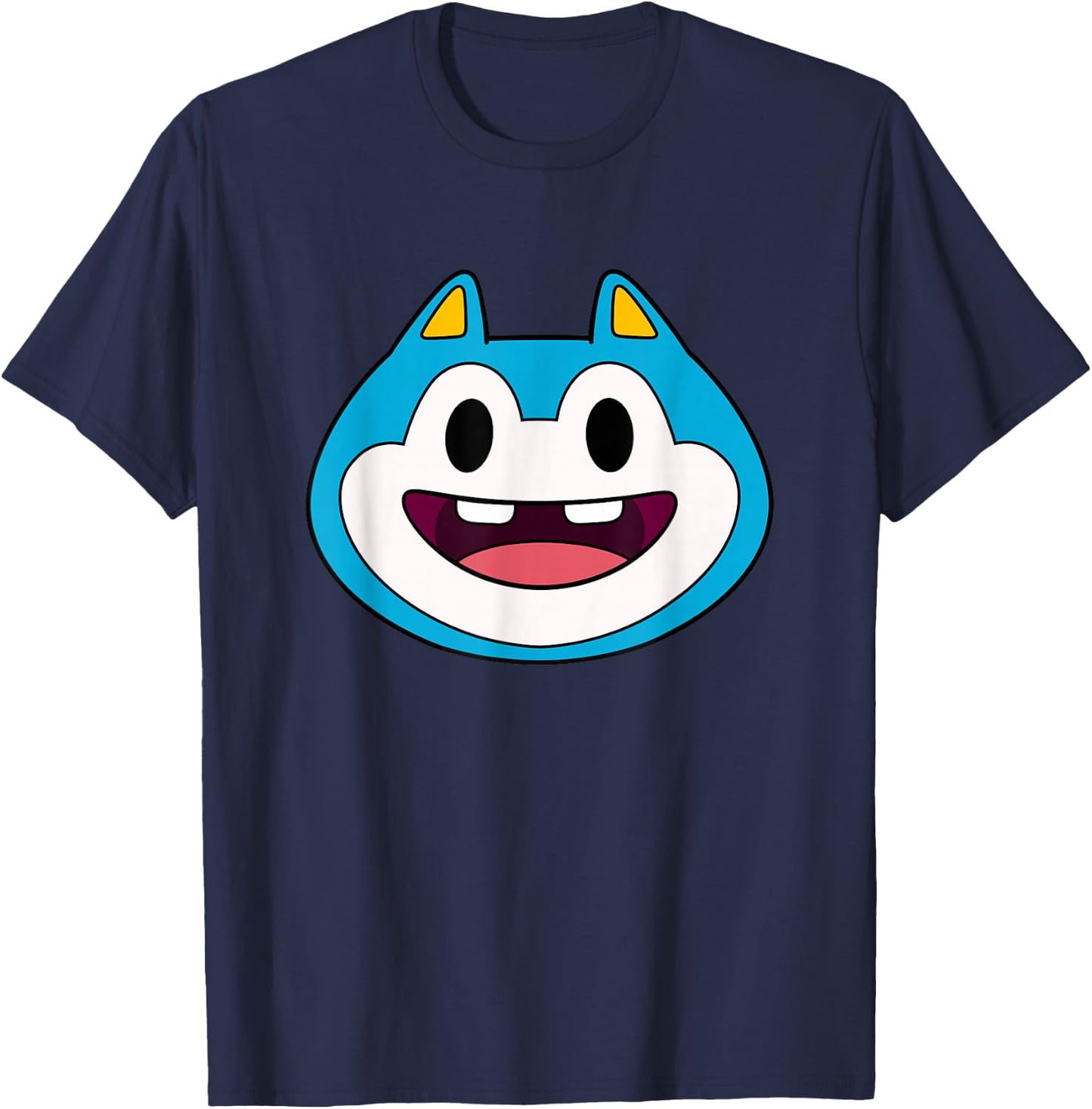 Lyla in The Loop STU Face T-Shirt - T-Shirt | Navy