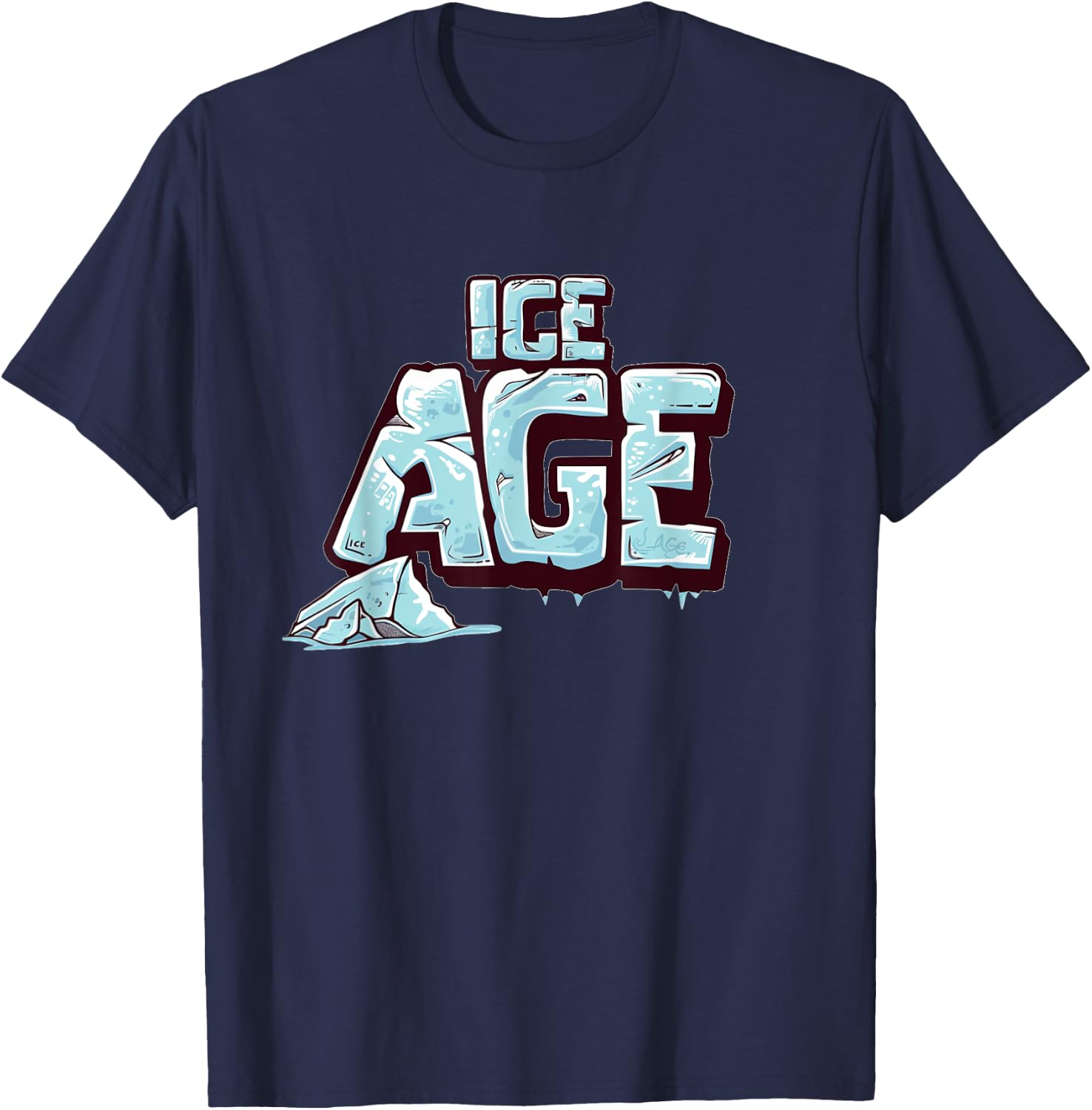 Cold Ice Age Season Costume for Kids and Adults T-Shirt - T-Shirt | Navy