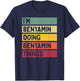 I'm Benyamin Doing Benyamin Things Funny Personalized Quote T-Shirt - T-Shirt | Navy