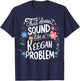 Keegan Personalized Cute Girls Keegan Name T-Shirt - T-Shirt | Navy