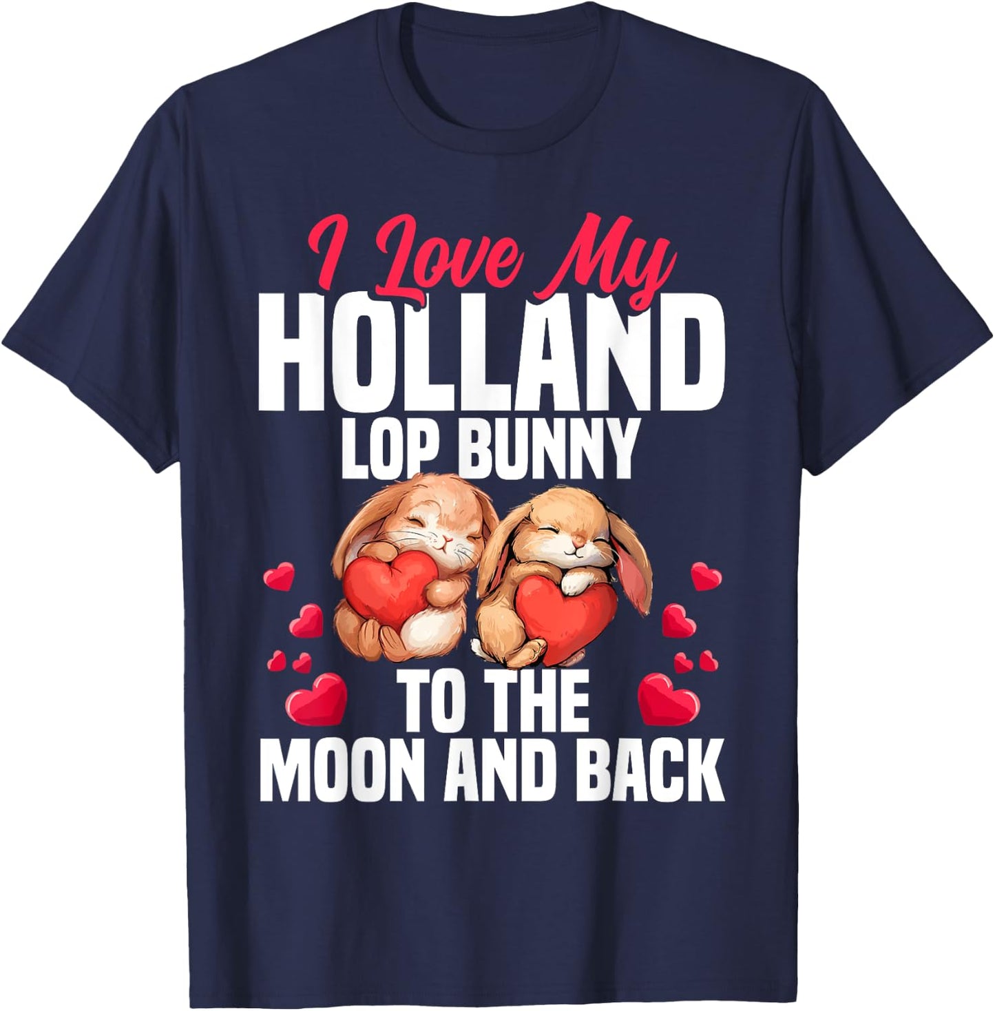 Holland Lop Bunny Costume Bunny Toys Holland Lop Bunny T-Shirt - T-Shirt | Navy
